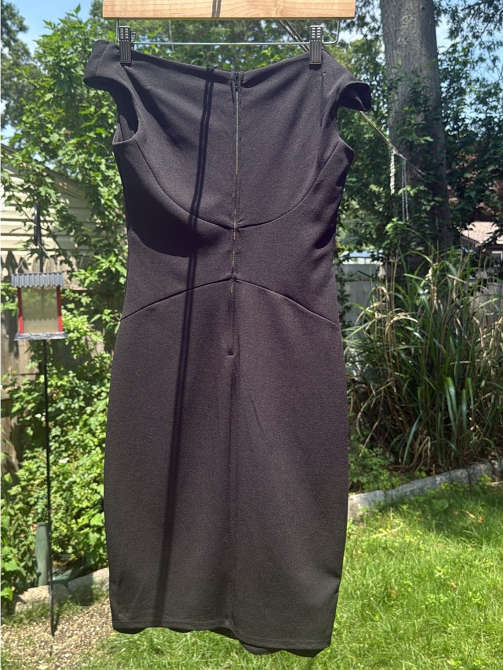 Black Sheath Women's Dress - Classic Elegant Scoop Neck